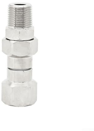 Edelstahl-Drehgelenk mit 360-Grad-Drehung und Design für Hochdruckreiniger mit Unterstützung von 4500 PSI und mit 3/8 NPT-Gewinde