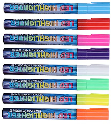 Naroote Juego de Rotuladores para Apicultor con 8 Colores Vibrantes para una Fácil Identificación de Abejas Reinas, Suministros de Apicultura para Apicultores, Bolígrafos de Pintura de Plástico para