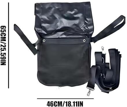 Sac à fumier équin – Récupérateur d'équitation, collecteur de déjections extérieur, pochette de nettoyage étanche, support ďe déchets monté sur harnais, accessoire stable et durable | Sac đe capture d