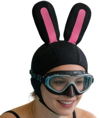 Capucha de buceo, gorro de natación con orejas de conejo, para esnórquel, kayak, natación, vela, surf, canoa, deportes acuáticos