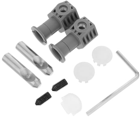 WATIIFUFU Viti di Fissaggio Intelligenti e Superiore per Wc Sospeso e Bidet in Plastico e Metallo, Supporto Affidabile e Stabile con Dado di Montaggio Laterale per Ristrutturazione Bagno