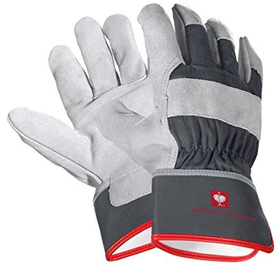 Engelbert Strauss Spaltleder-Handschuhe Cooper, GröÃŸe:10, Farbe:graphit