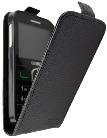 caseroxx Funda Flip Cover Alcatel 2008G (Flip Cover en Negro)