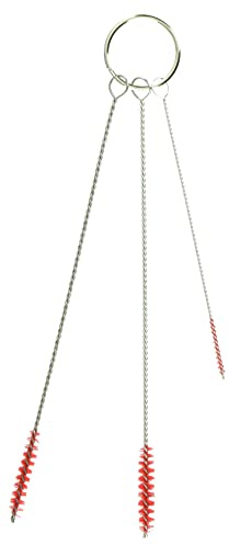 Smalle pijpborstelset aan ringpolyester vezels, zachtØ2 x 90 en Ø5 en Ø6 x 140mm