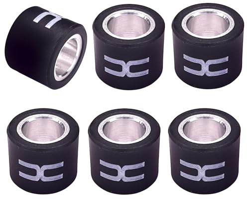 (6x) GALET DE VARIATEUR 20x17 MM 7G A 16.0G SCOOTER MAXI 125CC KYMCO MOTO MOBYLETTE TENDEUR ROULEAU (16g)