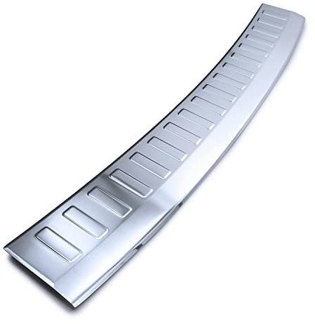 teileplus24 Ladekantenschutz passend für VW Passat B7 3C Variant 2010-2014 | Aluminium Passgenau vorinstalliertes Montageband Reinigungstuch Rostfrei