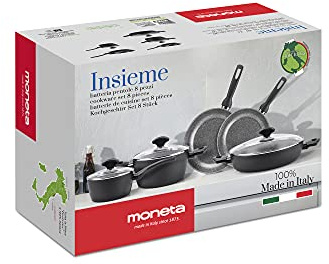 Moneta Insieme Batteria 8 pezzi anche Induzione