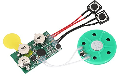 Voice Module, Stimme Aufzeichnung Wiedergabe DIY Grußkarte Sound Audio Recording Player Chip Recorder Spieluhr Kreatives Muttertag Selbstgemachte Grußkarten Geschenkboxen Einladungen Handgefertigte