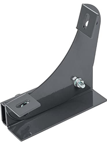 Parotec, Laufsteghalter, Graphit, Laufroststütze für Doppelstehfalz Stehfalzdeckung, Beton oder Tondachziegeln, Biberschwanzziegel zum anschrauben auf der Latte, Halter, Dachtritt