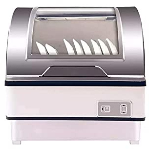 Lavastoviglie completamente automatica ， Lavastoviglie da appoggio a libera installazione con 6 coperti - Lavastoviglie disinfettante da tavolo, tocca il pulsante pratico a 360 gradi