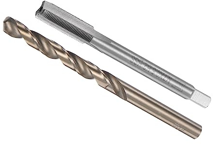 CoCud Taraud et Perceuse Mèche Ensemble M7 x 0,5 Robinet Filetage 6,5 mm | 1-Ensemble, Perceuse Diamètre Métrique Machine Vis Robinet & Torsion Foret, Filetage Tapotement Réparation