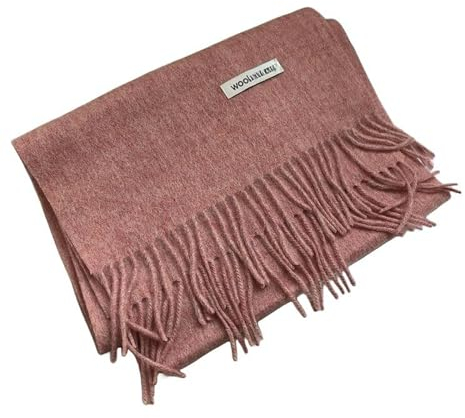 KATIAK Wollschals Winter Schal Warm Wolle Schal 180 * 30Cm-Rosa