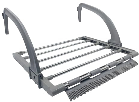 ONEBO 1 Pezzi Stendino da termosifone,Stendini da Balcone,Stendino,Per Calorifero,per Balconi, Ringhiere e Termosifone(39 * 31cm)