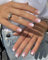 LADYING 24 Stück Soft Gel Nägel Zum Aufkleben Eckig Kurz,Gradient Weiß French Press on Nails Motiv,Einfarbig Kunstnägel Künstliche Nägel Short,Square Fingernägel Fake Nails für Frauen
