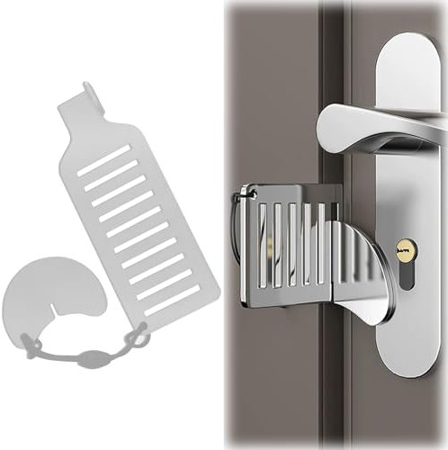 Portable Door Lock, Portable Lock, Travel Lock for Hotel Do, A Must-Have Safety Device for Hotels, Schools, Family Apartments, Door Lock Jammers, Self-Defense to Improve Safety, Suitable for Travel.