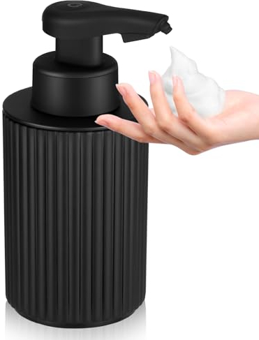 Seifenspender Automatisch Elektrische Mit Sensor Seifenspender Automatischer Schaum Soap Dispenser Automatic No Touch Schaumspender FüR Bad,KüChe,BüRo USB Schwarz