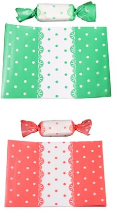 1000 feuilles Emballages de bonbons papier de cire de bonbon pour fêtes, mariages, célébrations, sacs-cadeaux et bonbons, 2 couleurs