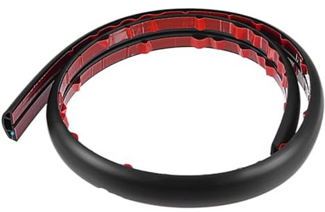 Goulotte Passe Cable,Passe Cable Sol 1 m de gaine de câble de sol en PVC, protection de câble auto-adhésive anti-extrusion, gaine de câble d'alimentation, cache-câble, organisateur de fil(Black)