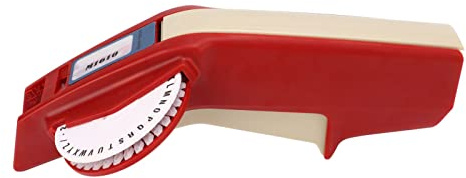 Dioche Vintage-Etikettenhersteller, Geprägter Etikettenhersteller, Prägeetikettenhersteller, Klare Zahlenbuchstaben, ABS-Etikettenherstellung, Prägegerät, Einhandbedienung,
