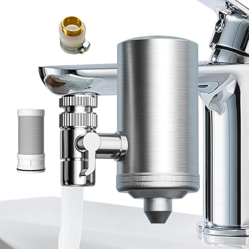 Filtre à eau pour évier – Filtre à eau pour robinet, système de filtre à eau pour robinet, purificateur d'eau de cuisine domestique pour évier, purificateur d'eau du robinet pour robinets de cuisine,