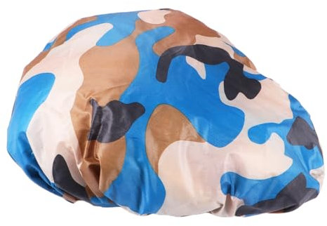 UKCOCO Sitzbezug Für Mountainbike Strapazierfähiger Sattelbezug Fahrradzubehör Schützender Fahrradsitzbezug Für Outdoor-fahrten Blau Camo