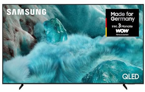 Samsung QLED Q7F2 Téléviseur 4K 85 UHD, processeur Q4 AI, Points Quantum pour Couleurs réelles, Mise à l'échelle 4K, sécurité Knox, hub de Jeu, Contenu Gratuit, Samsung Vision, AI