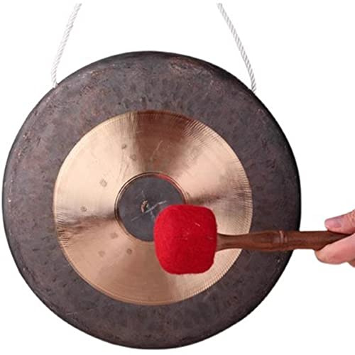 gong platillos gong tibetano instrumentos musicales Causeway 32-50 Cm Gong Gongkou Cultura tradicional Control de inundaciones Instrumento musical(Color:32cm,Size:)