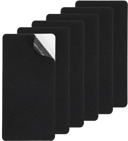 6 Stück Flicken Zum Aufbügeln Schwarz Reparaturflicken Selbstklebend Stoff Jean Patches Zum Bügeln Auf Innen und Außen Reparatur Reparaturpflaster Reparaturset für Kleidung Sofas Bürostühle Kopfteile