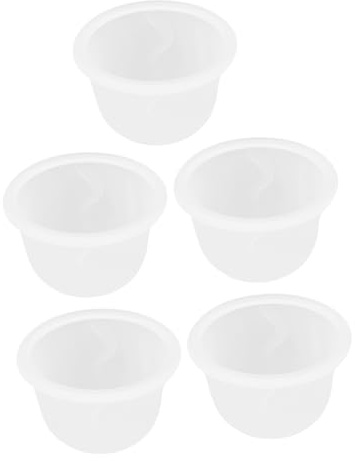 UPKOCH Ciotola in Silicone Alimentare Per Tiralatte Elettrico Per Ragazzo Ragazza, Accessorio Pratico e Trasparente, Set Da 5 Pezzi, Facile Da Pulire e Portatile Per Uso Familiare