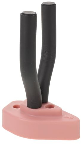 HAMPPLIES Gancho de Pared para Guitarra Rosa Soporte Resistente para Ukulele Guitarras Acústicas Organizador Vertical para Instrumentos Musicales