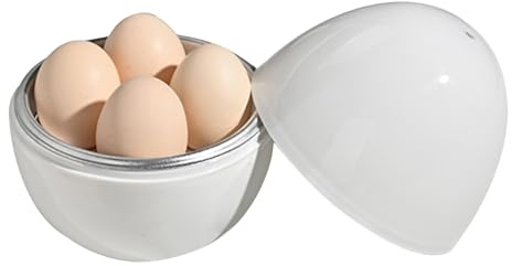Cuiseur à œufs micro-ondes - cocotte à cuisson rapide, plateau de pochage résistant à la chaleur, ustensiles faciles à nettoyer, œufs durs | gadget de petit-déjeuner pratique pour dortoir appartement