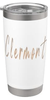 Clermont Florida Vintage elegantes Design Doppelwandiger Edelstahl-Thermobecher