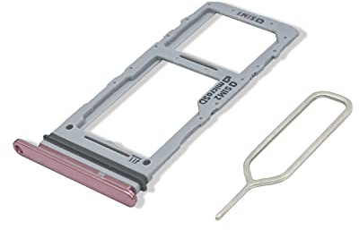 Eonpam Tiroir Carte SIM pour (Samsung Galaxy S20 / S20+ Plus / S20 Ultra) Support Qualité d'origine Remplacement Plateau Memory SD Slot Carte SIM avec Aiguille SIM(Rose)