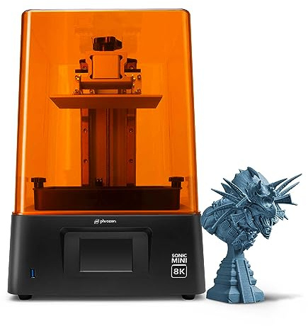 Phrozen Sonic Mini 8K Resin 3D Drucker | 7,1 Zoll 8K Mono-LCD Bildschirm mit 22 µm Auflösung | Druckgröße 165x72x180mm | Mini 3D Printer geeignet für Anfänger & Profi