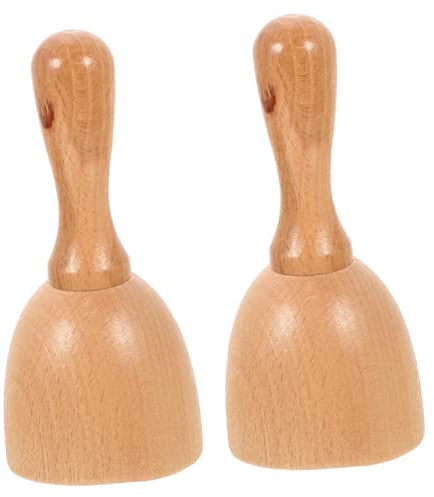 Beatifufu 2 Pezzi Di Coppetta Ergonomica Portatile Per Coppettazione in Legno Strumento Per Il Rilassamento Muscolare Coppette Per Massaggio Di Tutto Il Corpo
