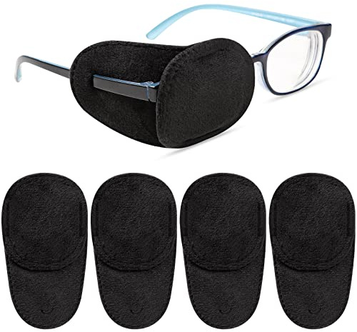 4 Pack Eye Patches for Kids Girls Boys, Right & Left Eye Patch for Glasses
