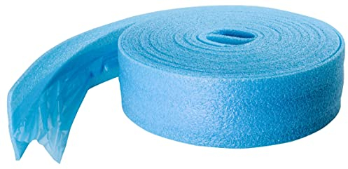 Zewotherm Randdämmstreifen zur schallbrückenfreien Verlegung schwimmender Estriche, Fließestriche mit und ohne Fußbodenheizung in verschiedenen Ausführungen (180 x 8 mit Lasche, VPE 25 m)