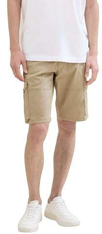 TOM TAILOR Bermudashorts för män, 11018 – chinchilla, 30
