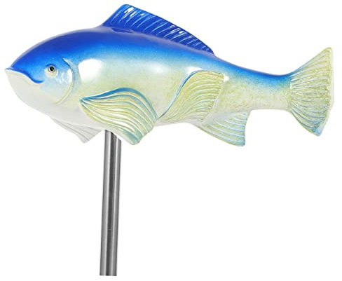 SEWOART Décoration De Poisson Résine pour Jardin Sculpture pour Étang Et Pelouse Accessoire Art De Jardin Résistant Aux Intempéries
