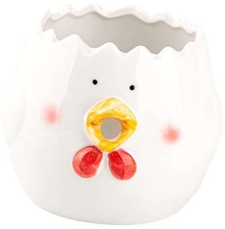 GRIRIW Ceramic Egg Separator Funny Cartoon Egg Yolk Separator Tool for Baking Home Kitchen Chicken