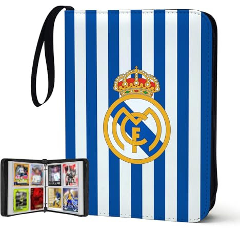 400 Pocket Soccer Card Binder for Cards Collectors - Waterproof Storage Book with Removable Sleeves, Compatible with Soccer Cards 2025 2026