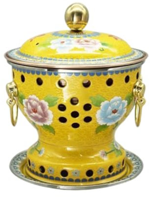 OYWEHECE Hot Pot Durable Jingtai Blue Single Pot Emaille Kleine Topf Essen Wein Topf Haushalt Single Öl Hot Pot Reine Kupfer Topf Hot Pot,E