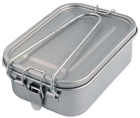 800ML Pure Titanium Lunch Box, Portable Sealed Bento Box Suitable for Outdoor Camping or Home Use