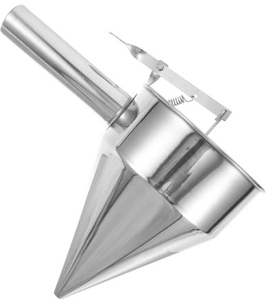 BESPORTBLE Outdoor-camping-trichter Kolbentrichter Aus Edelstahl Süßigkeitenspender Soßentrichterspender Edelstahltrichter Für Die Küche Topf Für Camping Trichter Rostfreier Stahl Silver