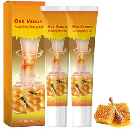 Bienengiftsalbe 2PCS, Bee Venom Creme Joint Relief Cream, Bienengift Creme Schmerzsalbe Gegen Schmerzen, Bienengift Salbe Beruhigend, Gelenk & Muskelpflege, Schulterschmerzen Relief