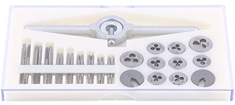 EJGMCNSGB Set di Utensili manuali da 30 Pezzi, Set di filettature per Legno, Set di Chiavi per maschiatura, Fresa per Filettatura, Set di Utensili manuali, Set di Utensili manuali,