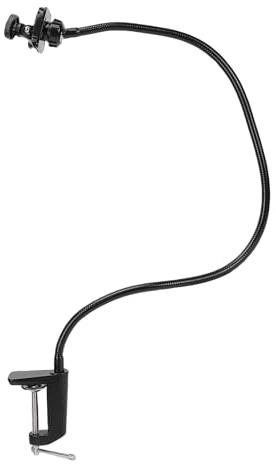 Plyisty Webcam-Ständer, Schwanenhals-Webcam-Halterung für Schreibtisch mit 1/4-Zoll-Schraube, um 360° drehbarer Kugelgelenk, für Kameras C922, C930e, C920S, C920, C615, C960 C920x (I-förmiger