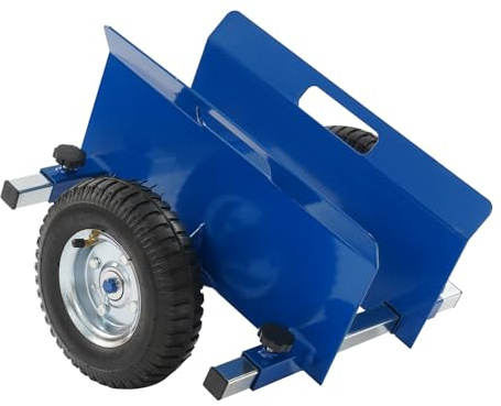 Plattenwagen 500KG Tragkraft Transportwagen Luftreifen -20cm Transport Wagen Transporthilfe Plattenroller Rollwagen Plattenklemmwagen Plattentransporter für 0-250mm-Dick-Platten Türen Matratze Fenster