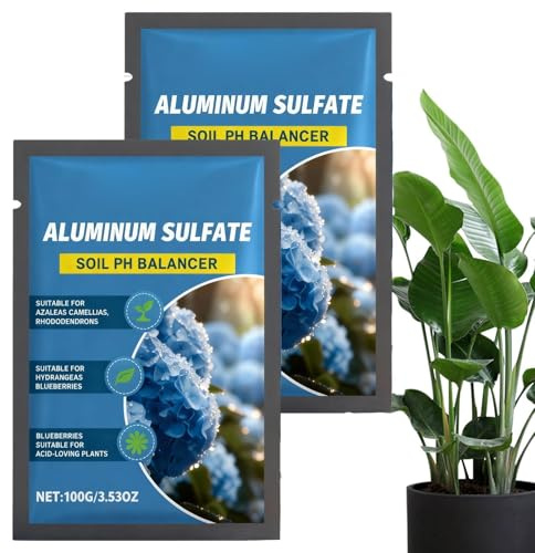 2pcs Hydrangea Feed, PH Adjustment Soil Amendments, Hydrangea Colourant Blue, Soil Acidifier For Garden, For Family Friends Enthusiast Home Garden Pond Outdo