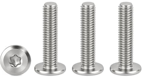 Drenky 20 Unidades Torx Inoxidables M3x25mm Tornillos Cabeza Plana | Tornillos De Cabeza Redonda Torx M3 Rosca Completa Inox A2V2A Para Trabajos De Bricolaje